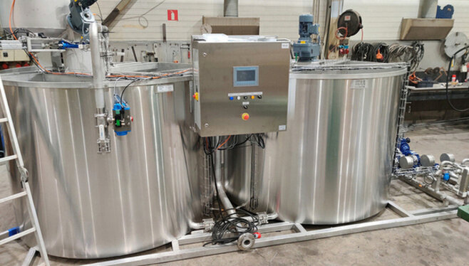Polymer Preparation System Solid Water